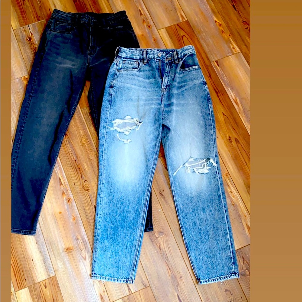 American Eagle mom jeans!